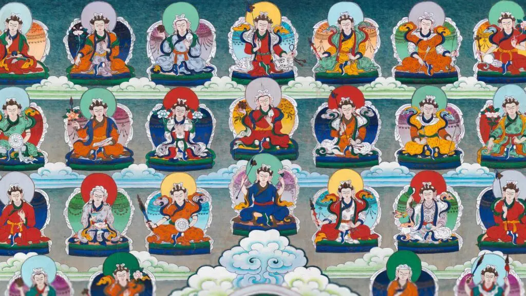 PEINDRE TOUS LES ROIS DE SHAMBHALA