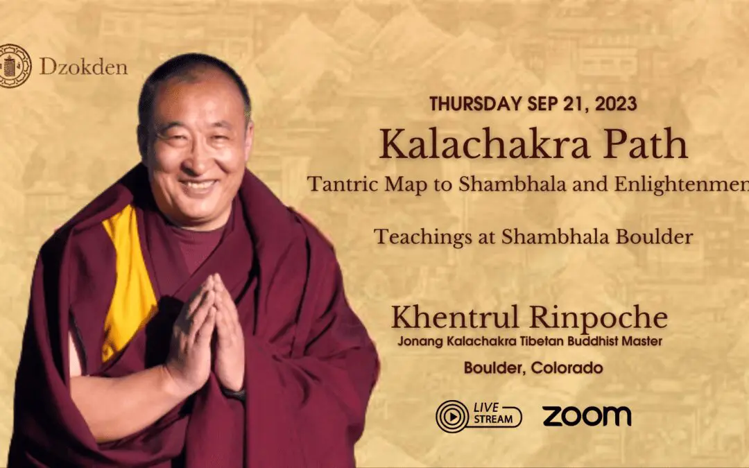 Carte tantrique de la voie de Kalachakra vers Shambhala et l’éveil