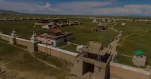 the Erdene Zuu Monastery in Mongolia