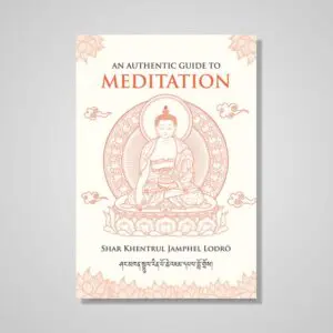 English Language Book Cover of Authentic Guide to Meditation Book by Khentrul Rinpoche