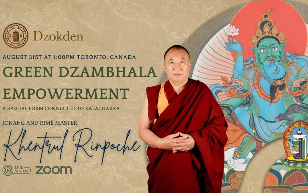 2025 Green Dzambhala Empowerment