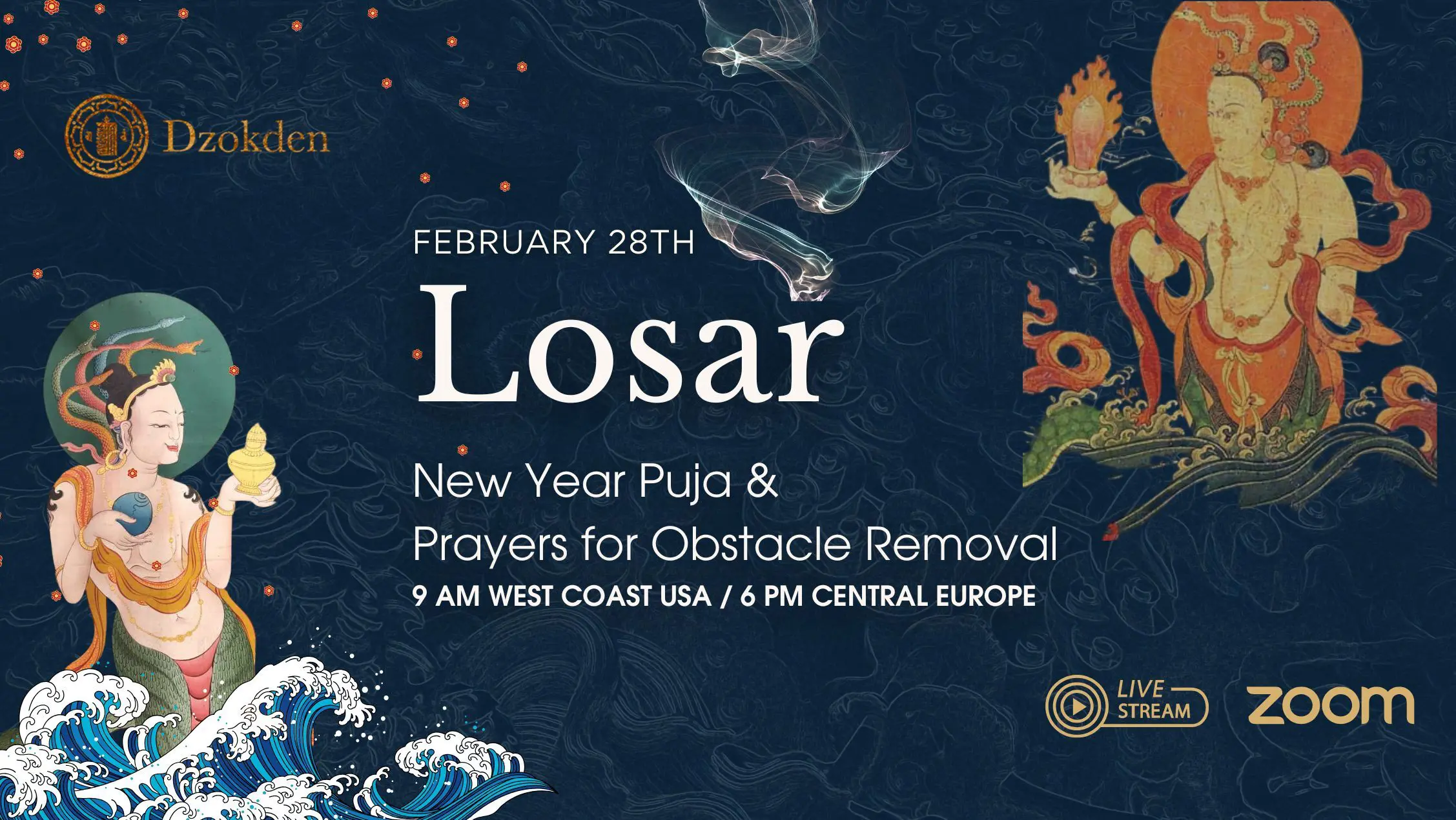 Losar New Year Pujas for Obstacle Removal