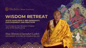 2025 Wisdom Retreat: White Manjushri and Red Saraswati Empowerments with Khentrul Rinpoche