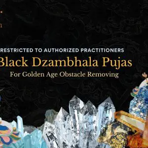 Black Dzambhala Pujas for Golden Age Obstacle Removing