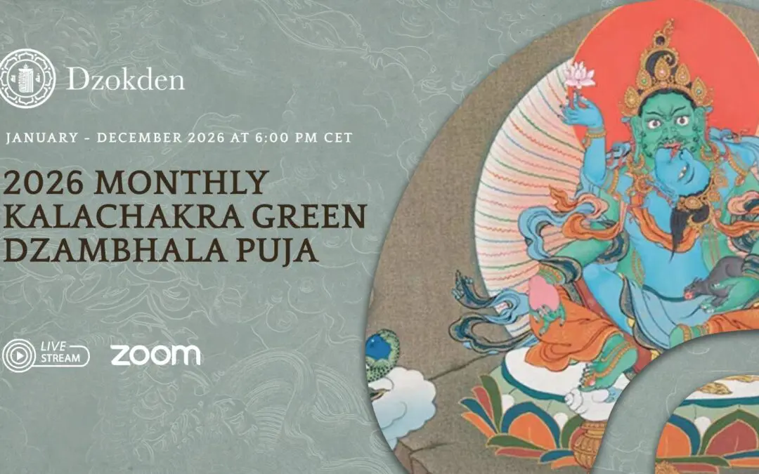 2026 Monthly Kalachakra Green Dzambhala Puja