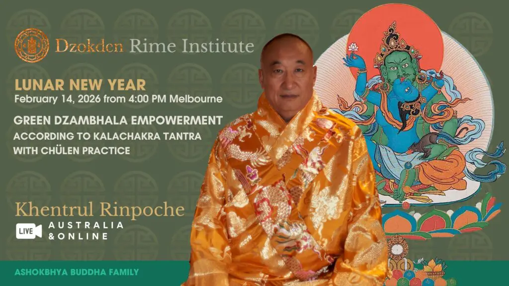 Green Dzambala Empowerment According to the Tradition of the Kalachakra Tantra