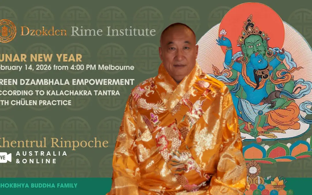 Green Dzambala Empowerment According to the Tradition of the Kalachakra Tantra