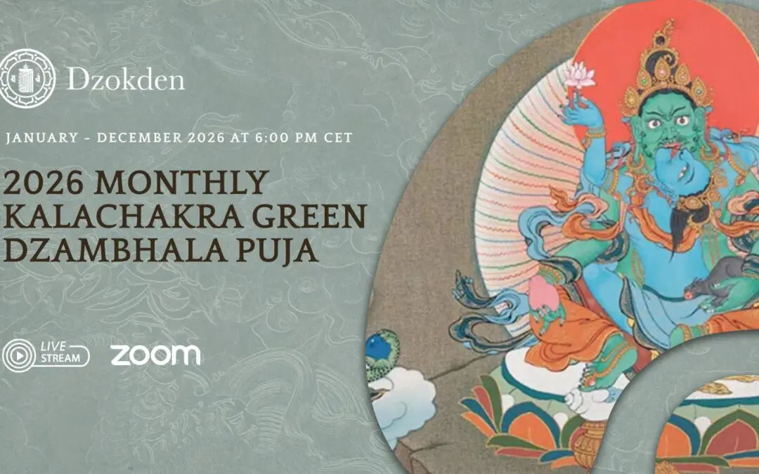 2026 Monthly Kalachakra Green Dzambhala Puja