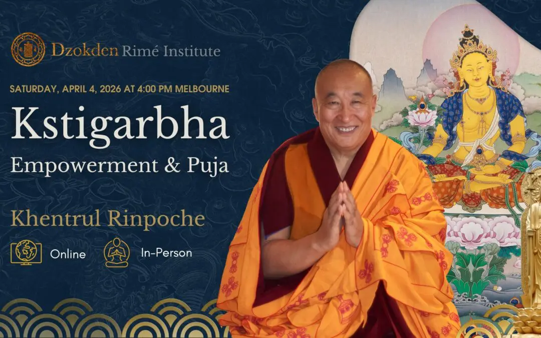 2026 Ksitigarbha Blessing Empowerment and Puja