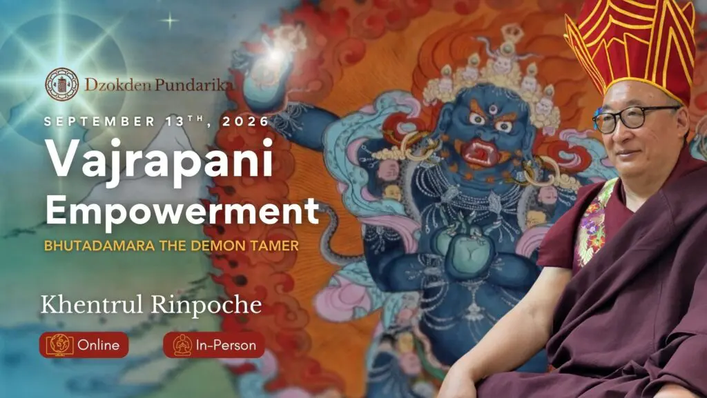 2026 Demon Tamer: Vajrapani Bhutadamara Empowerment