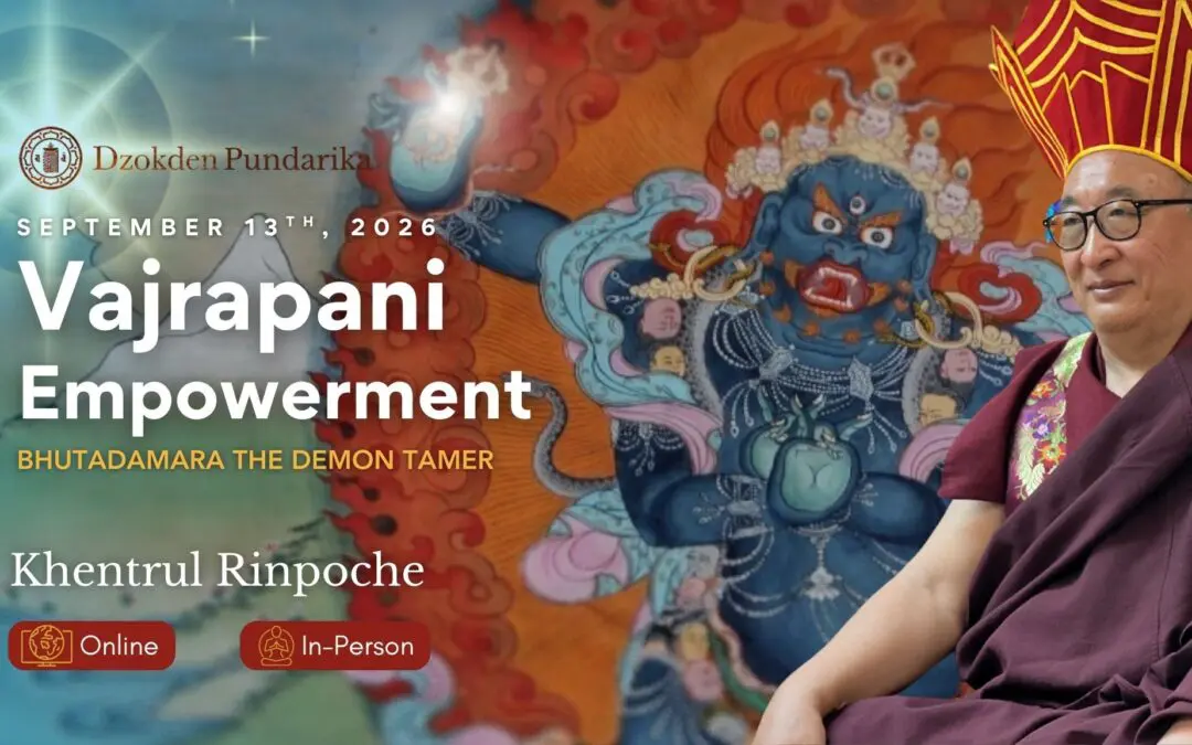 2026 Demon Tamer: Vajrapani Bhutadamara Empowerment