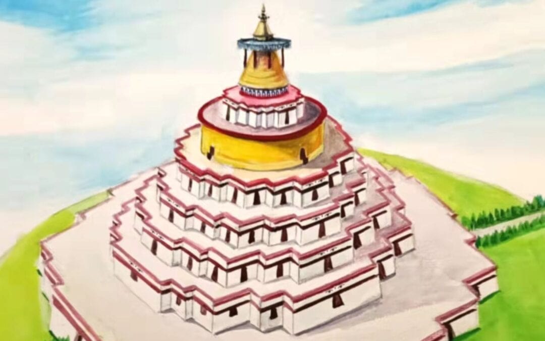 DOLPOPA BEFREIUNG-SEHEN-STUPA DER 100.000 BUDDHAS