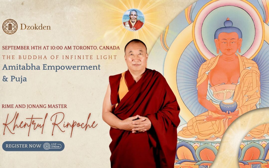 Transmission de Pouvoir et Puja d’Amitabha avec Khentrul Rinpoché