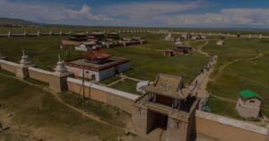 the Erdene Zuu Monastery in Mongolia