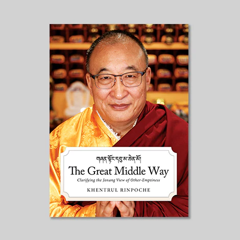 Great-middleway-Book-cover-engllish Book cover of Khentrul Rinpoche's book on Zhentong, the great Middleway in English